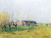 Alfred Sisley Bauernhof zum Hollenkaff oil on canvas